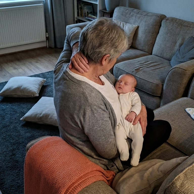 Baby Holding Pillow That Spares Your Back
