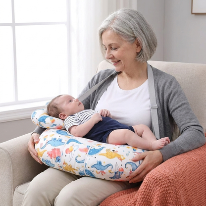 Baby Holding Pillow That Spares Your Back